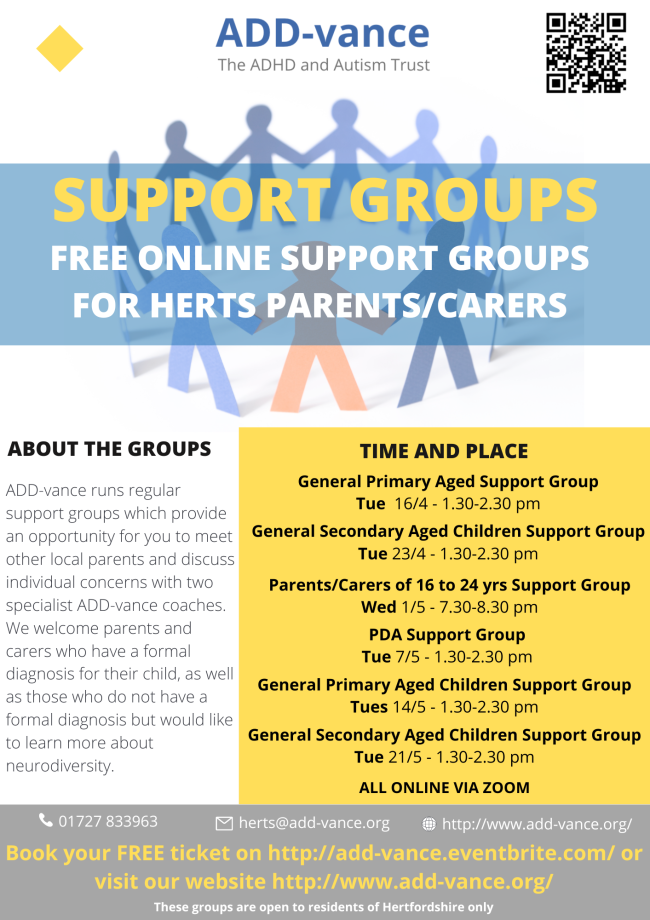 Support Groups poster Summer H1 24 (1)