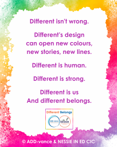 Different Belongs poem 1