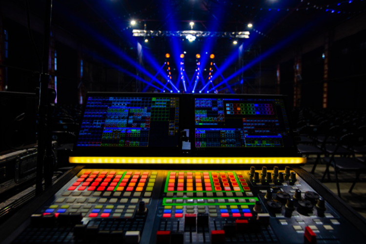 Lighting at a concert